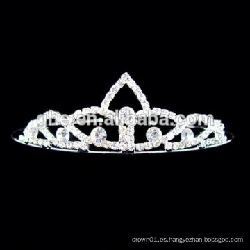 Nueva tiara del pelo del círculo del rhinestone de la venta al por mayor de la manera